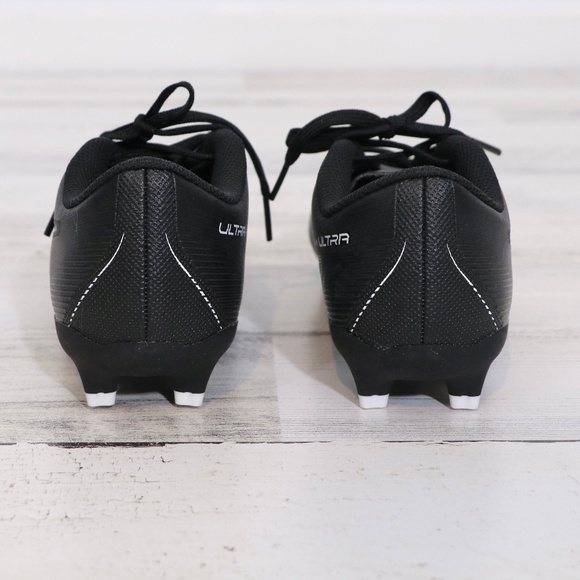 PUMA Ultra Play Firm Artificial Ground Cleat, Black White, 1 New Without Box - Picture 7 of 8